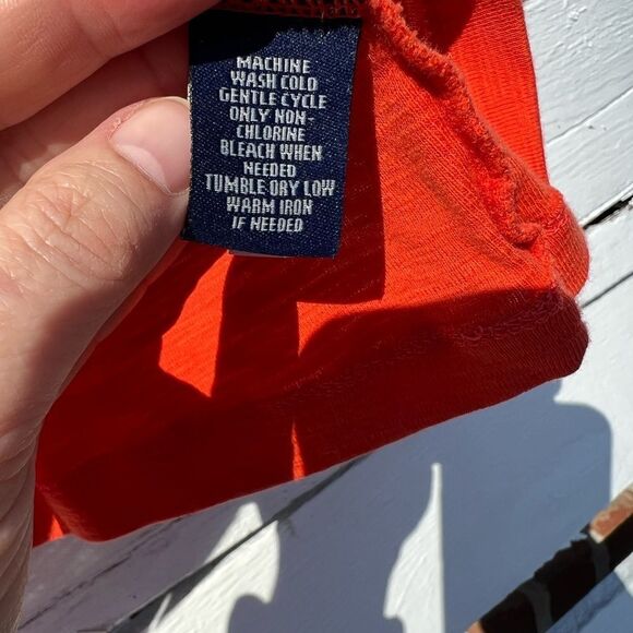 CHAPS Lace Up Top - Picture 4 of 5